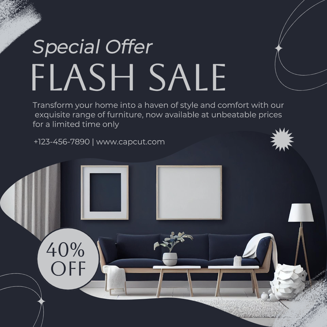 Furniture Product Display Sale Instagram Post