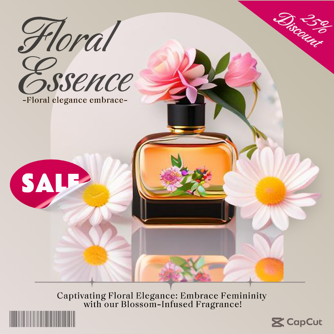 Belleza Floral esencia promoción publicación de instagram