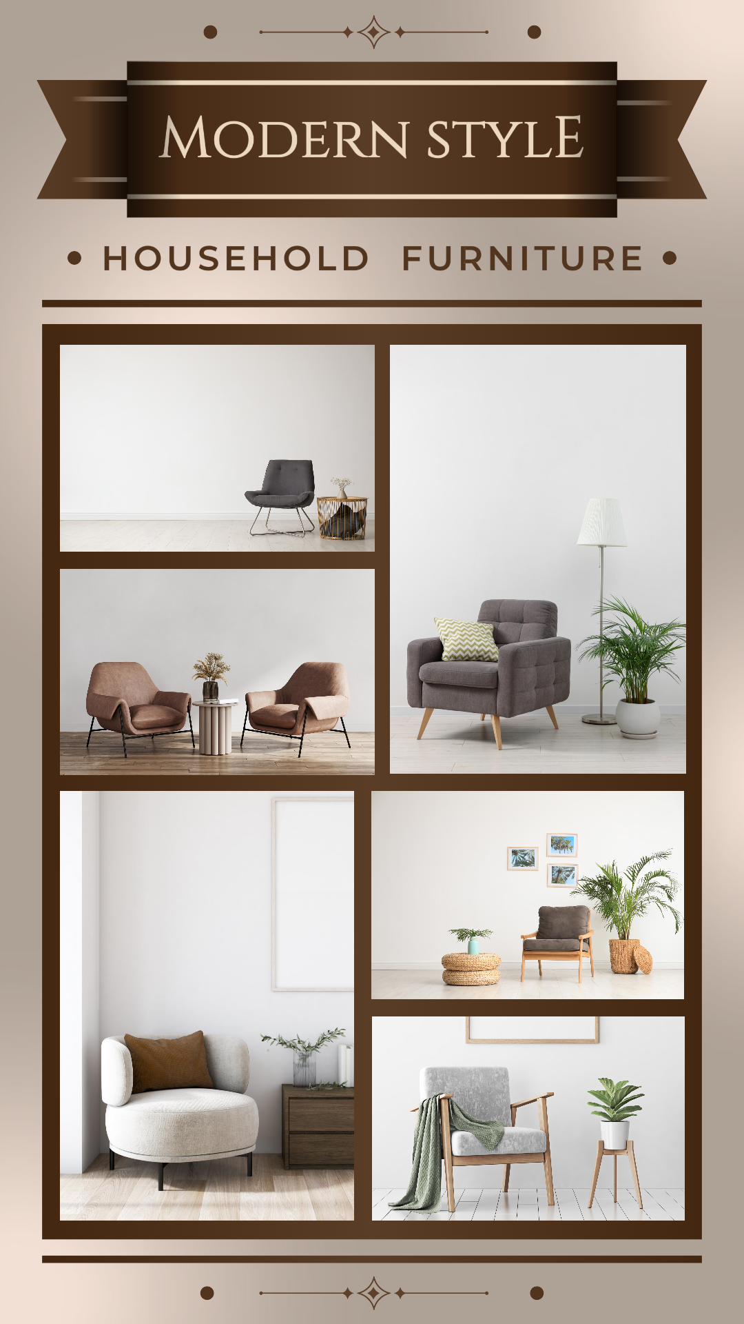 Minimalist College Furniture Marketing Poster