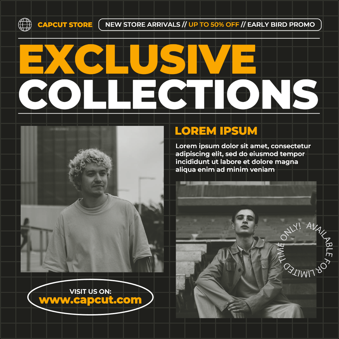 2 Poster Gambar Produk - Fashion