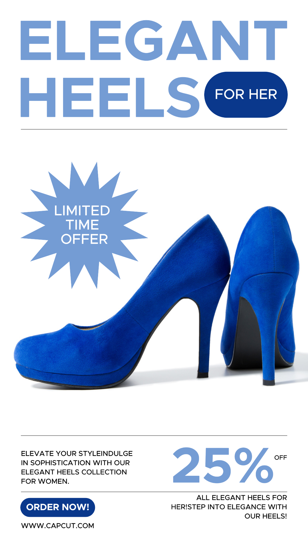 Clothing and Shoes Marketing Poster Promotion