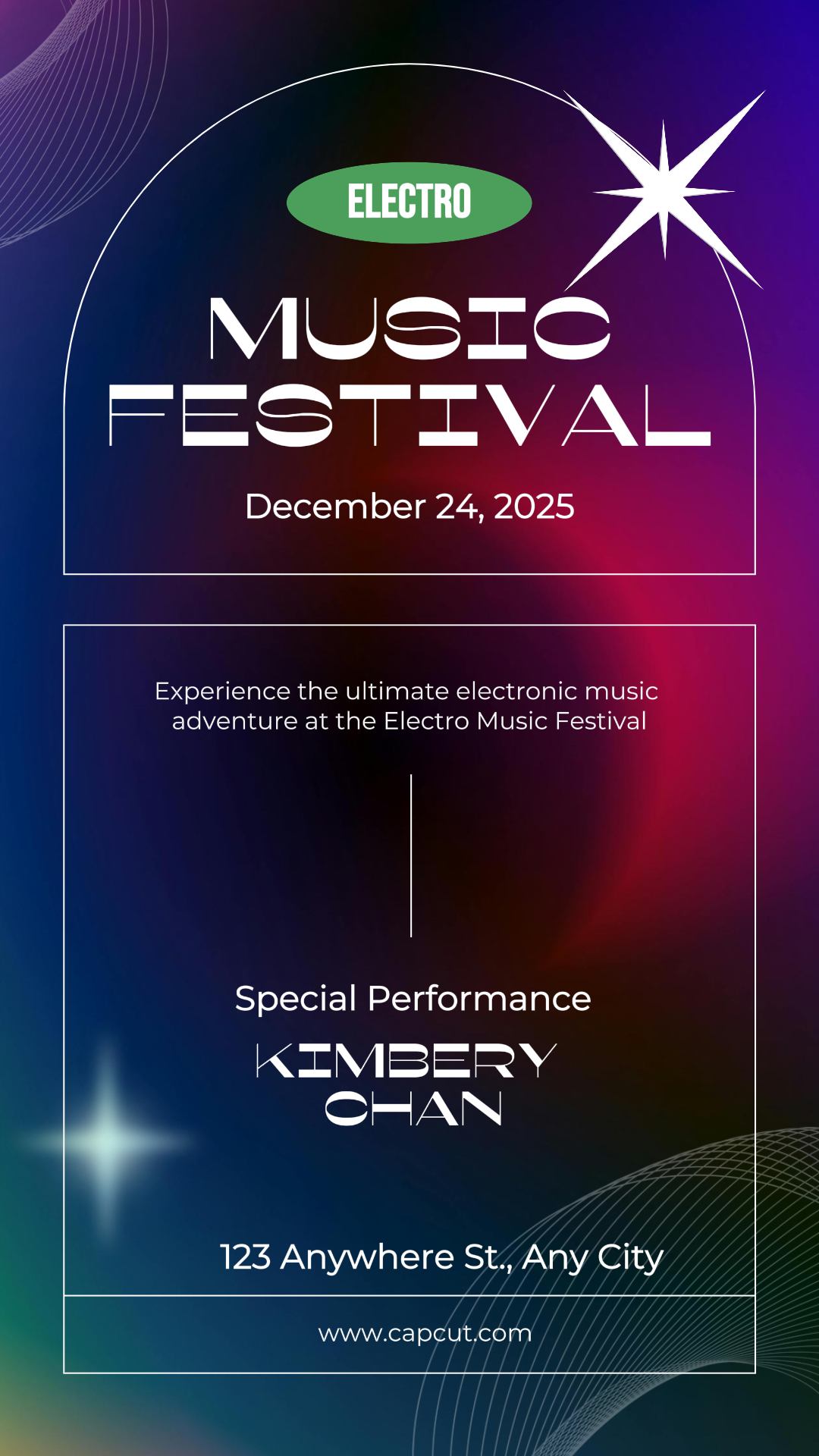 Entretenimento Festival de Música História do Instagram Estilo Gradinet