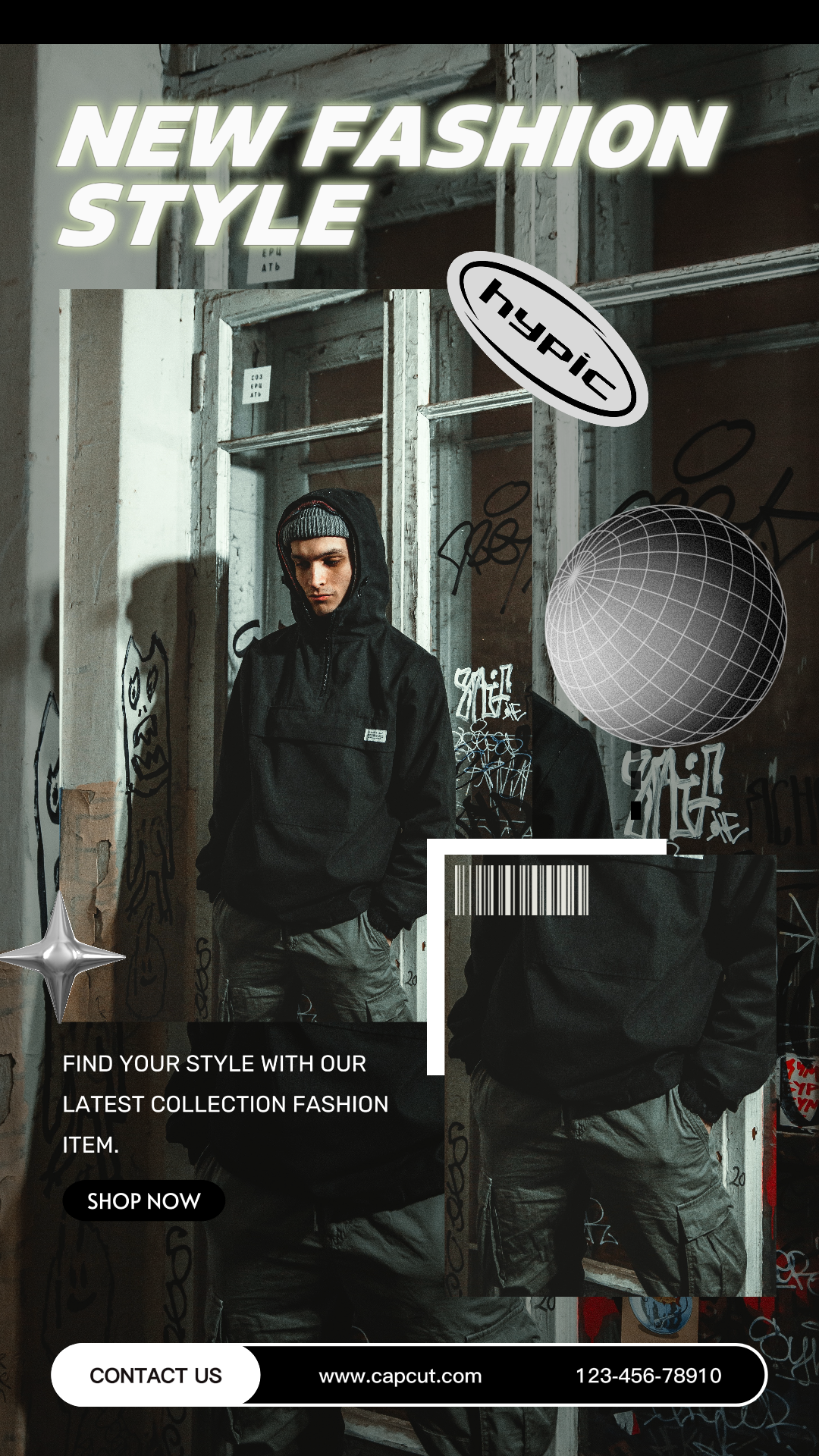 Nueva historia de Instagram de estilo de moda