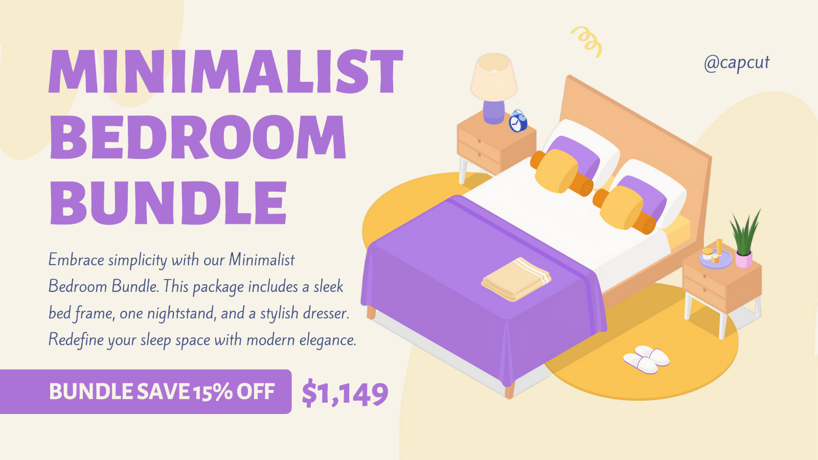 Furniture Product Bundle Promo Twitter Post