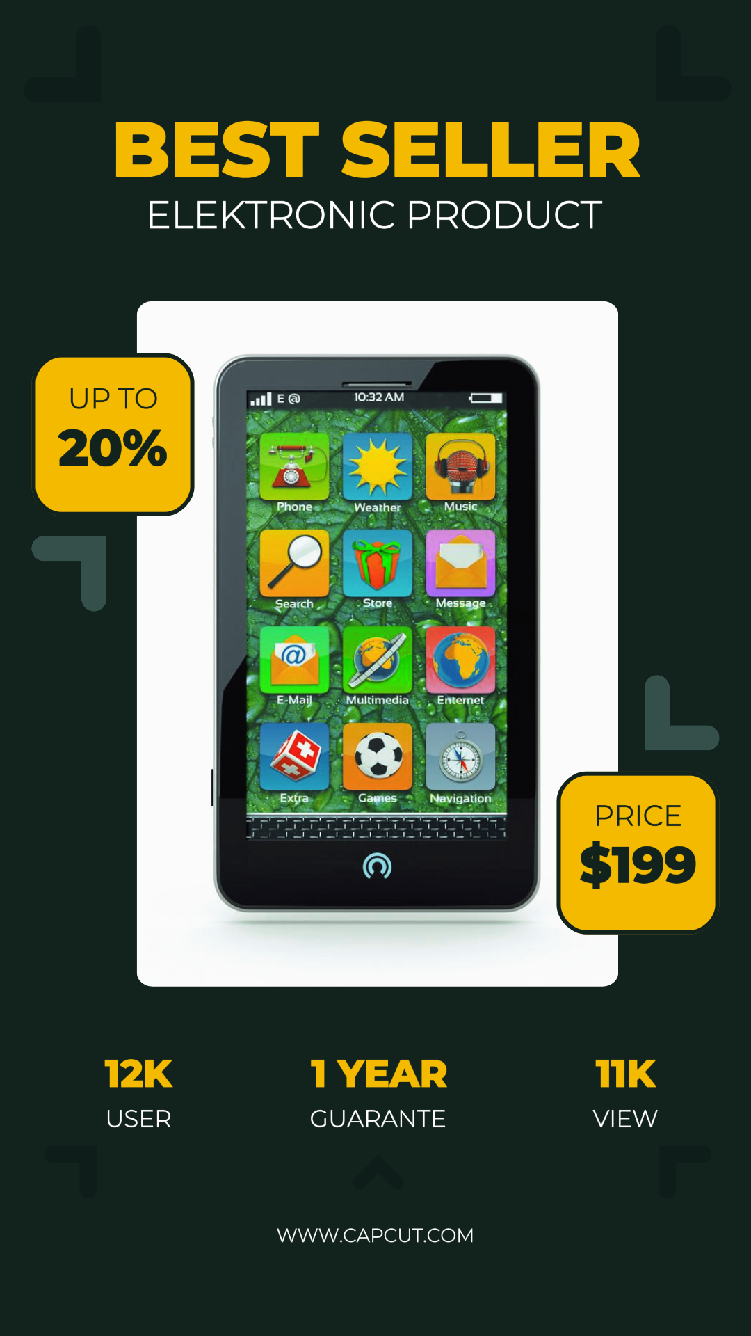 Produit électronique Best Seller Dark Arrow Round 