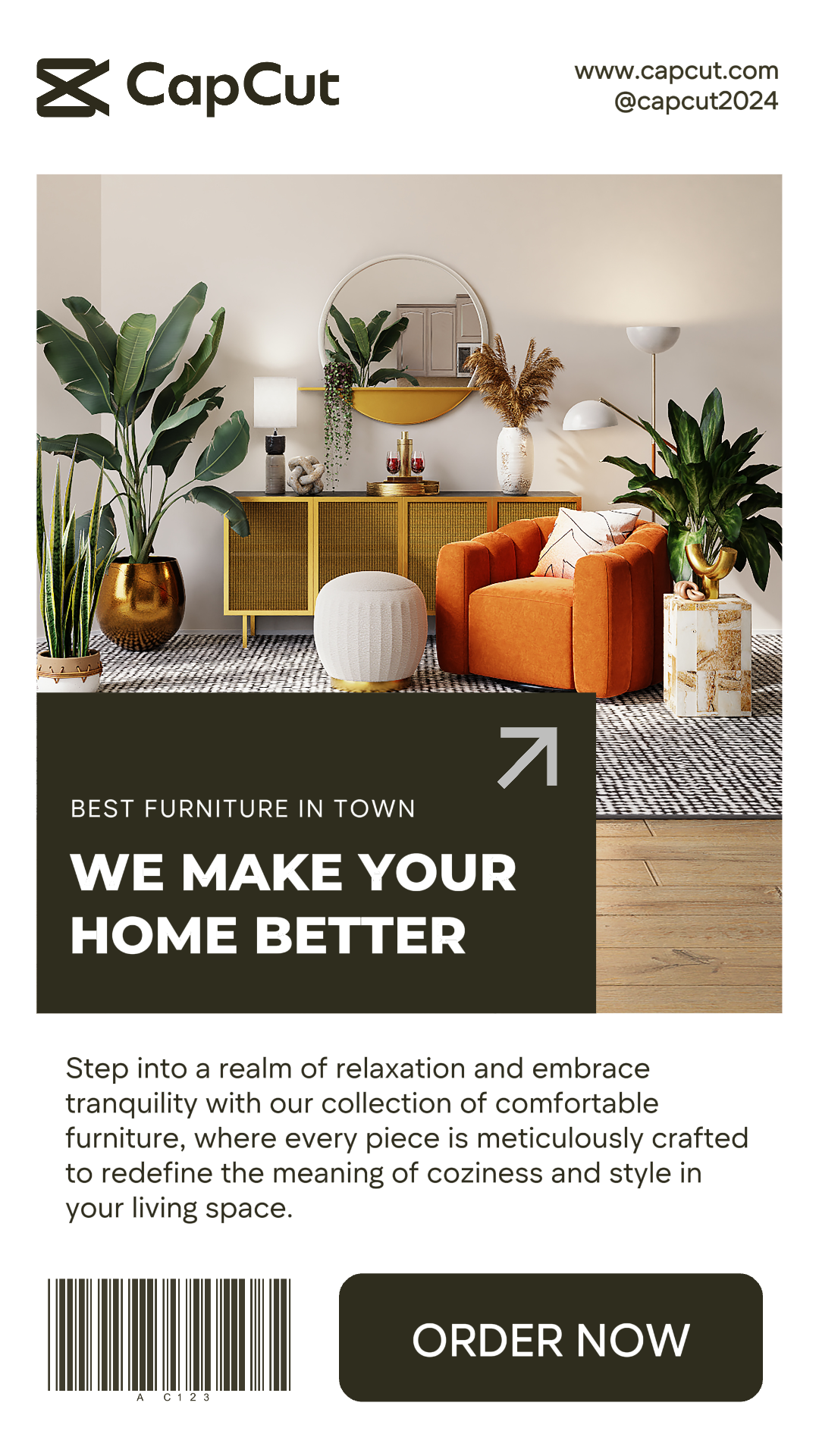 Exhibición De Productos De Muebles Historia De Instagram