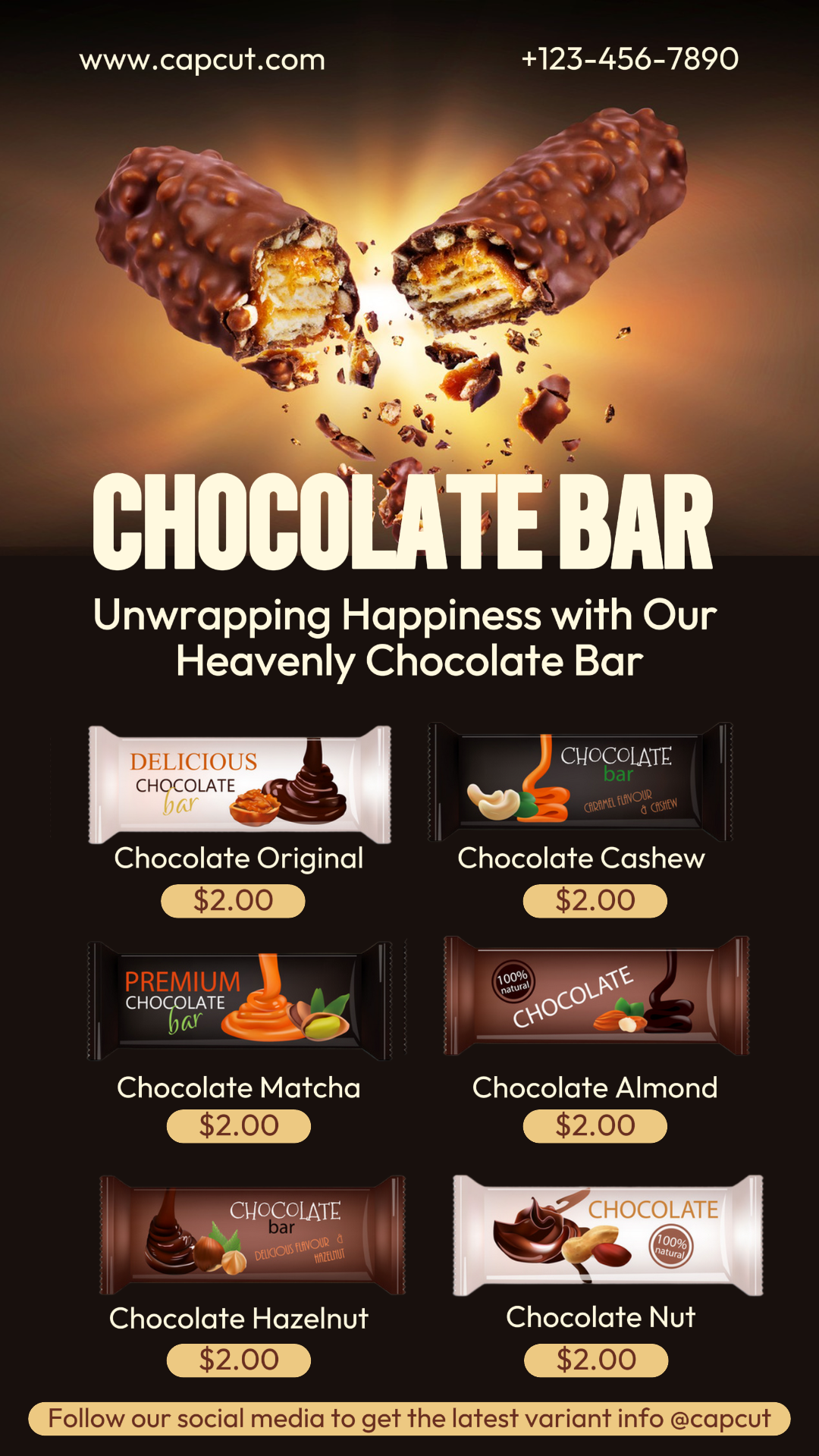 food snack promotion instagram story