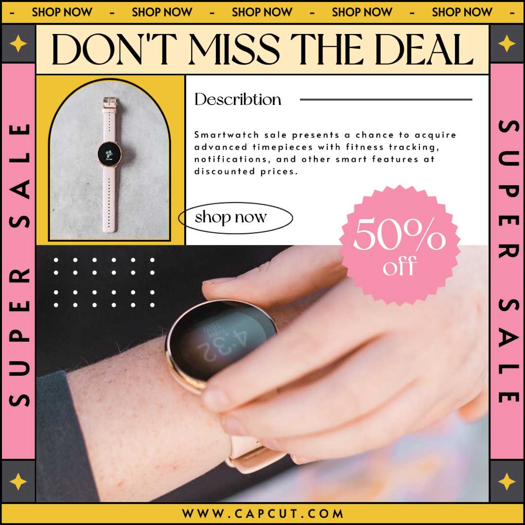 Jam tangan Promosi Industri Mode 14 Posting Instagram