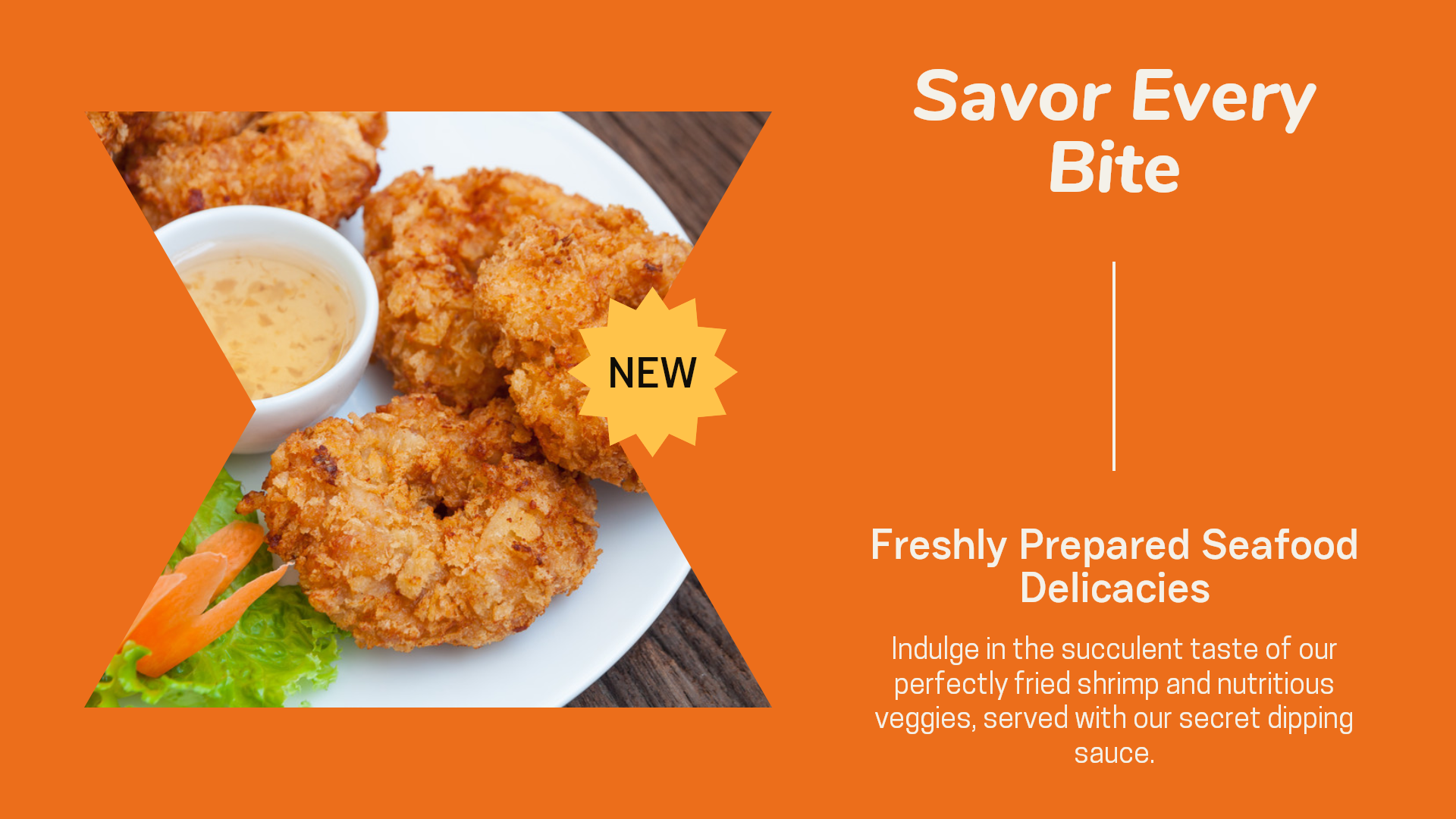 Foods & Beverage Menu