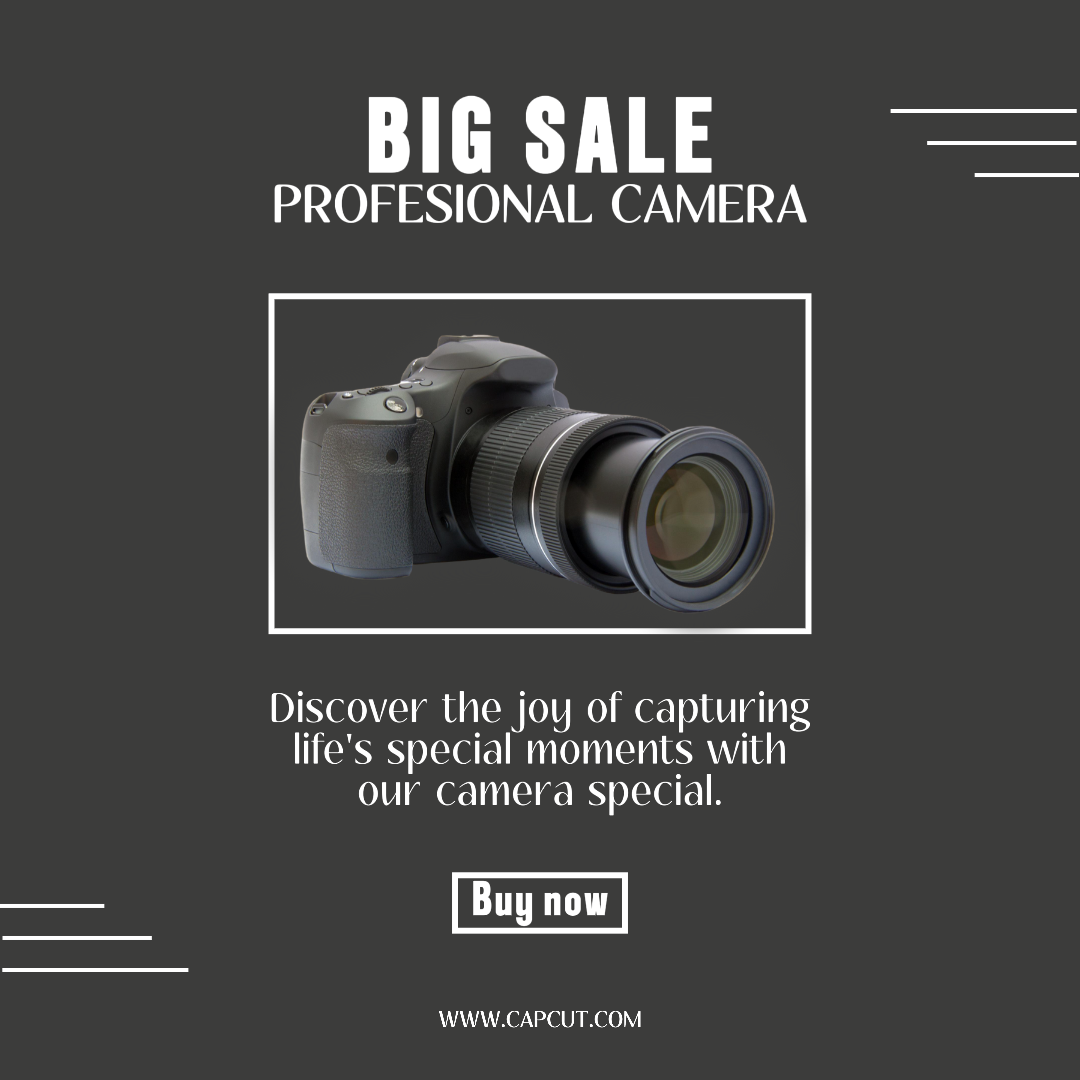 Electronic Big Sale Camera Instagram Post 
