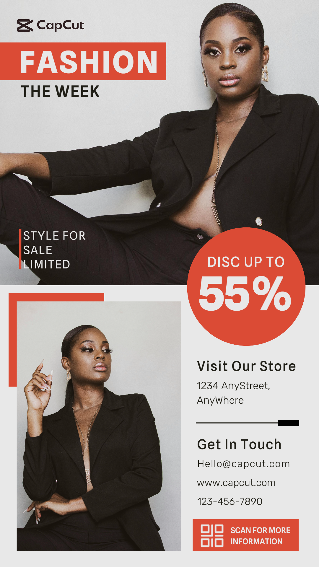 Kleidung Fashion Week Instagram Story