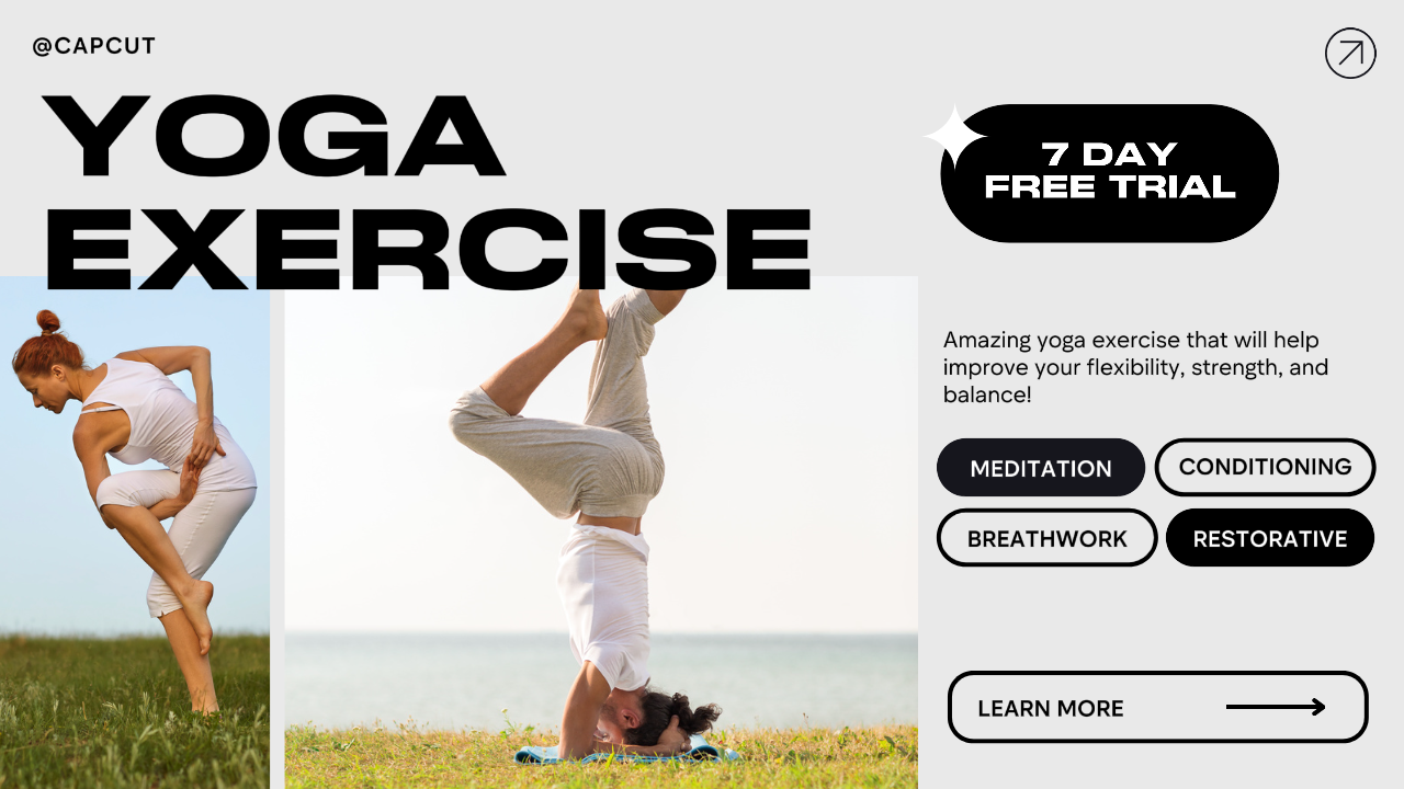 Promoção de Exercícios de Yoga de Bem-Estar Miniatura do Youtube