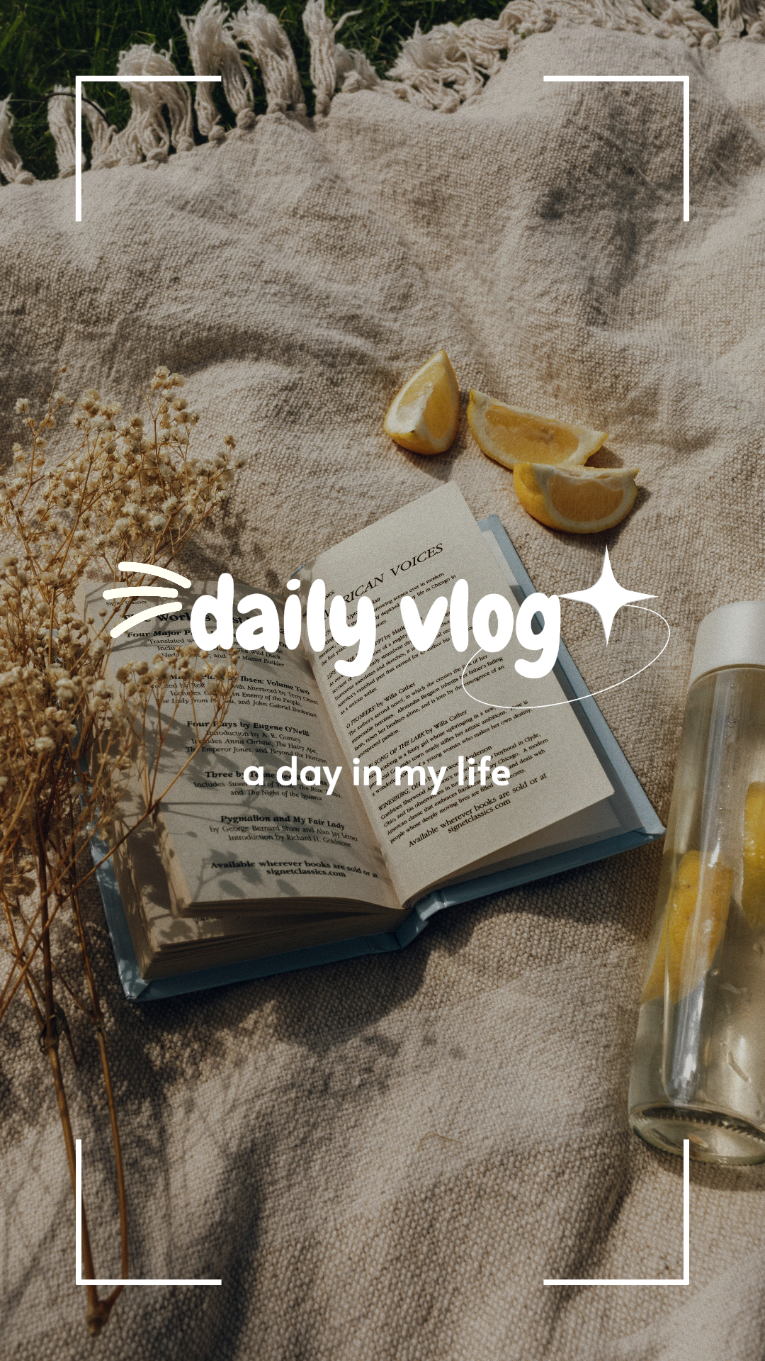 Image Template Tiktok Thumbnail Daily Vlog