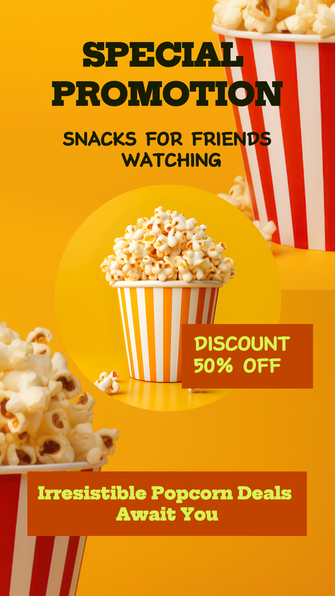 Food & Beverage - Popcorn Instagram Story