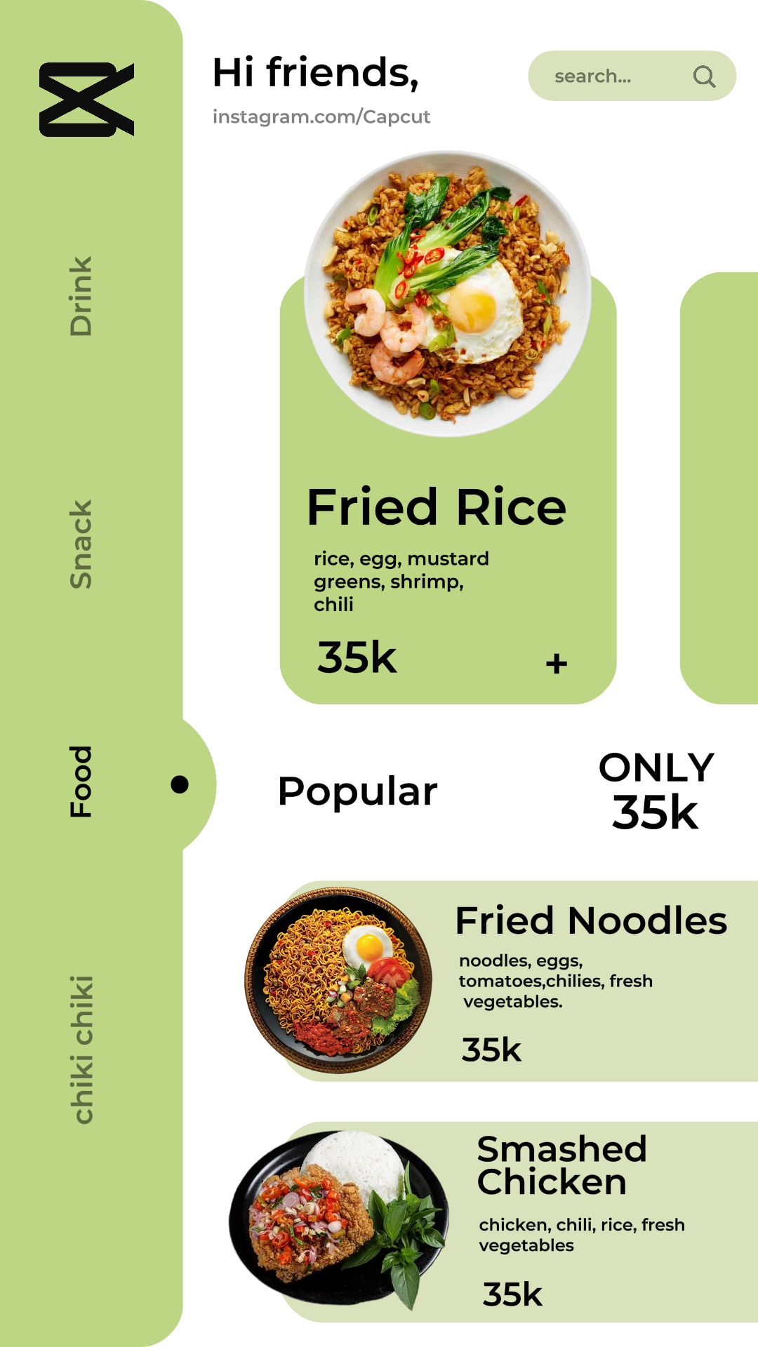 capcut template cover