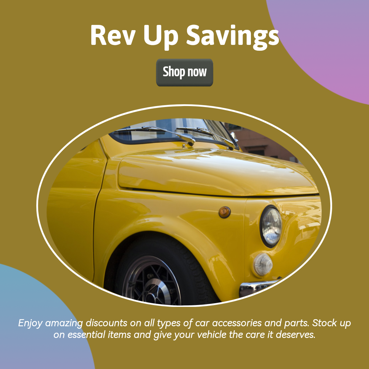 Rabatt für Autos und Autoteile