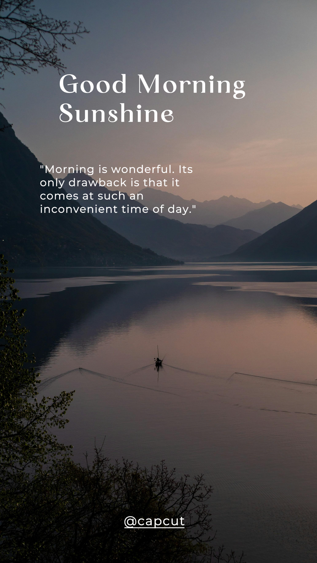 Citações matinais em miniatura do Tiktok Minimalistas