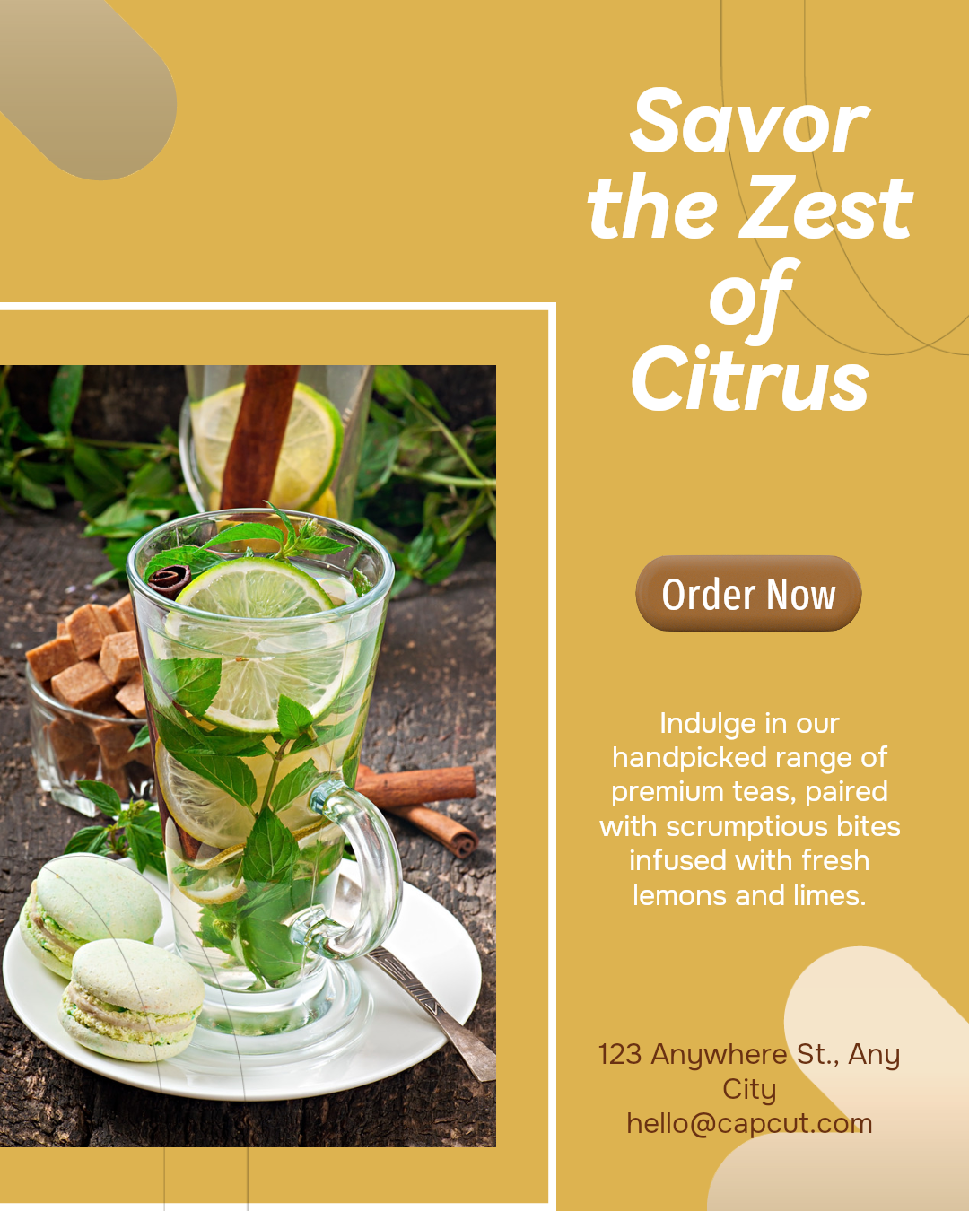 Menú De Alimentos Y Bebidas