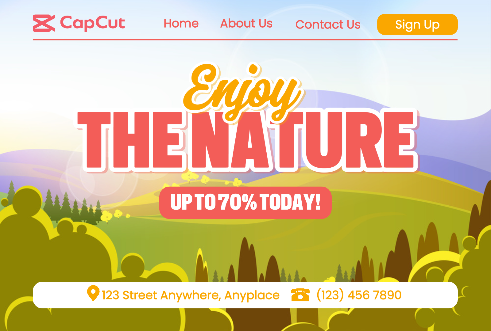 Promoción del terreno de acampada