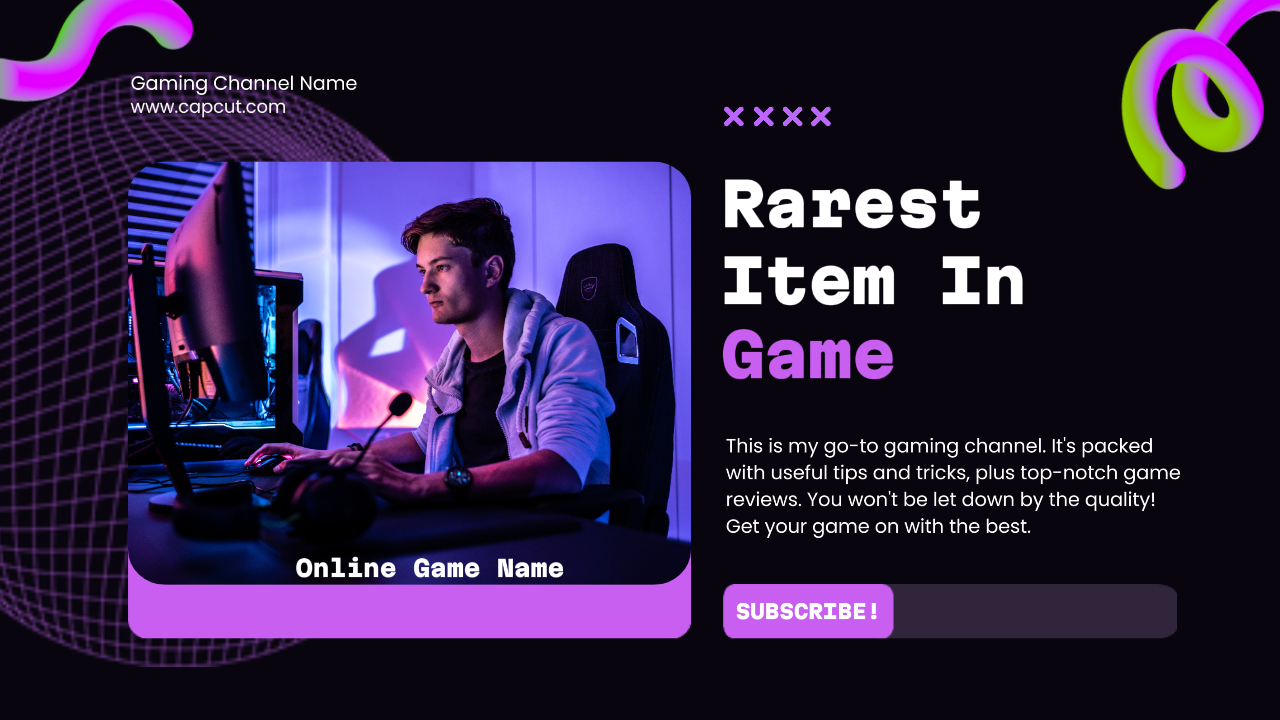 Saluran Permainan Youtube Thumbnail