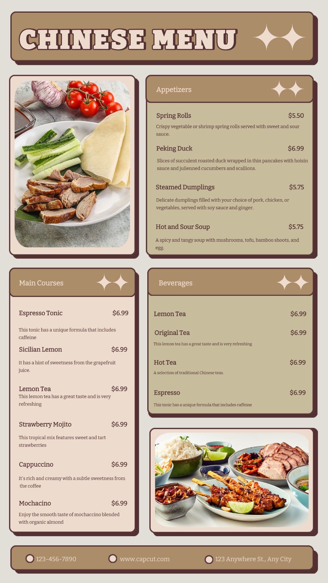 Food Chinese Food Menu Instagram Story