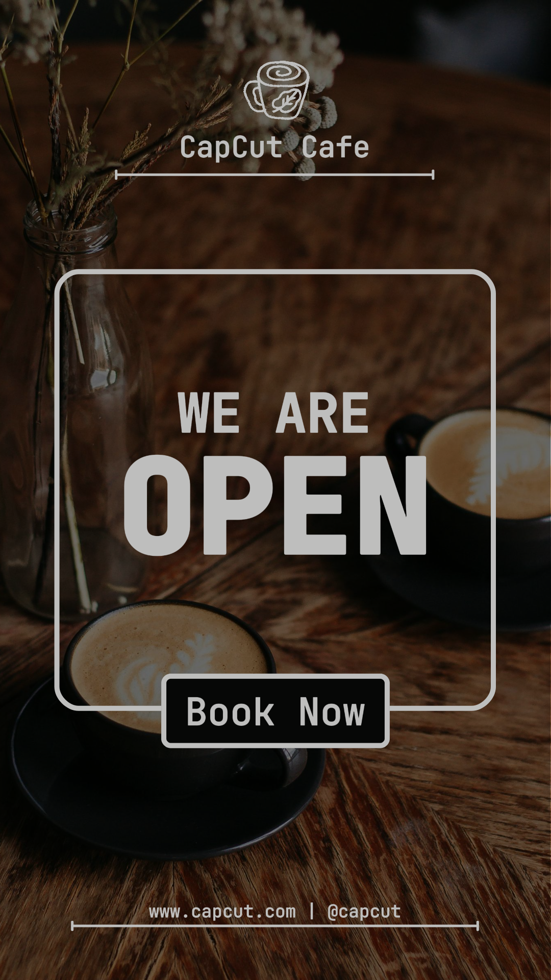 Business and Office We Are Open IG Story Black