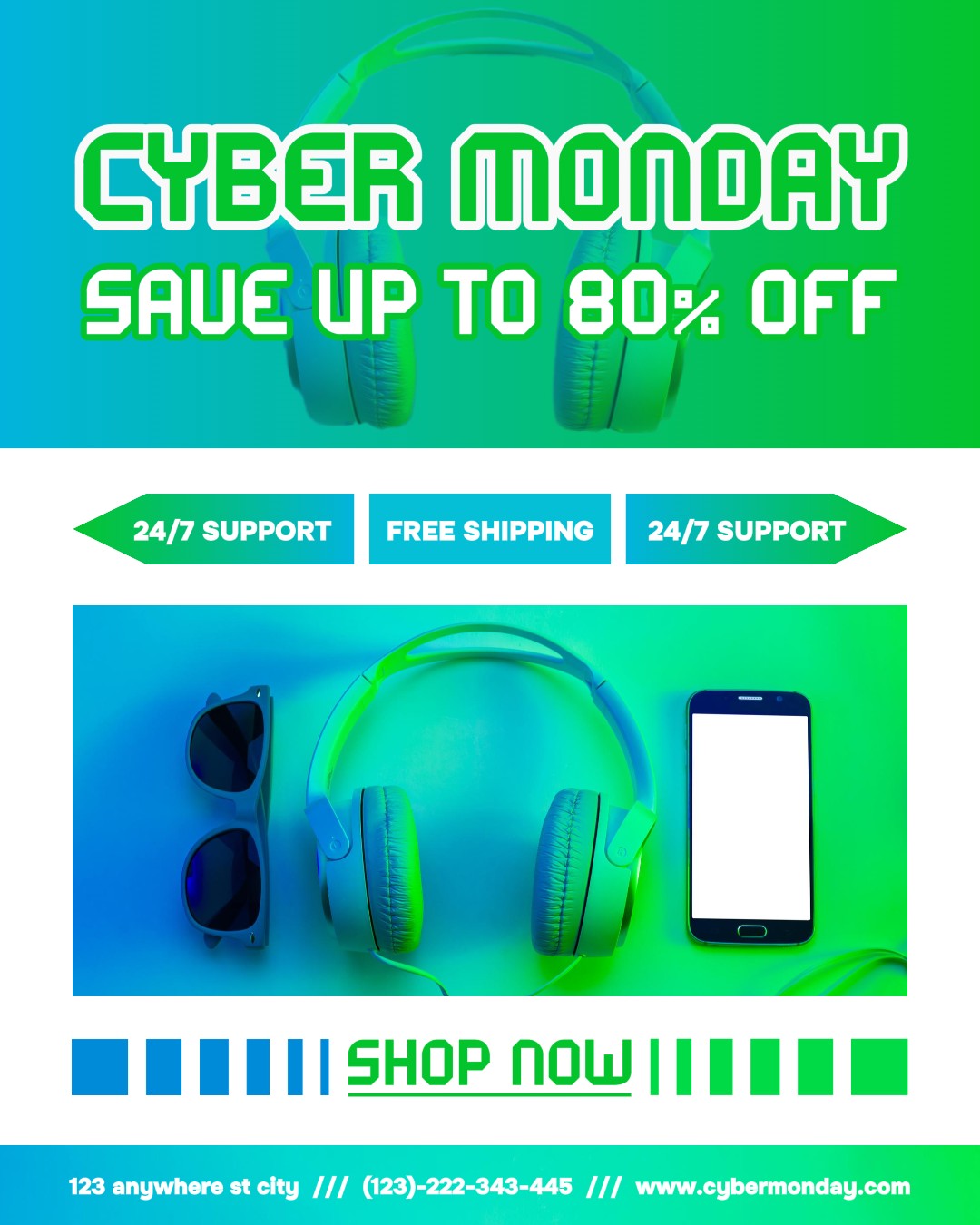 Promosi Senin Cyber untuk Potret Instagram