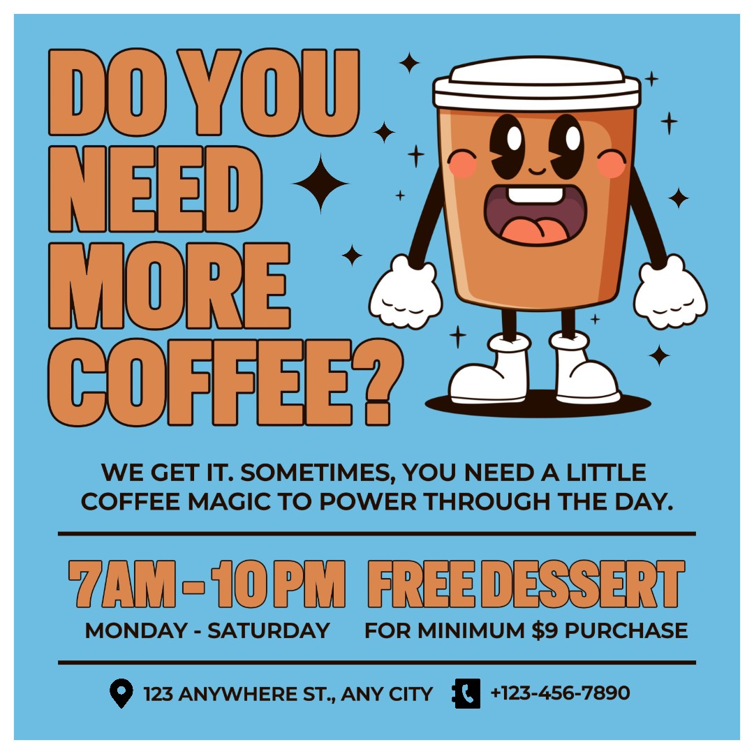 Coffee Promotion Instagram Post