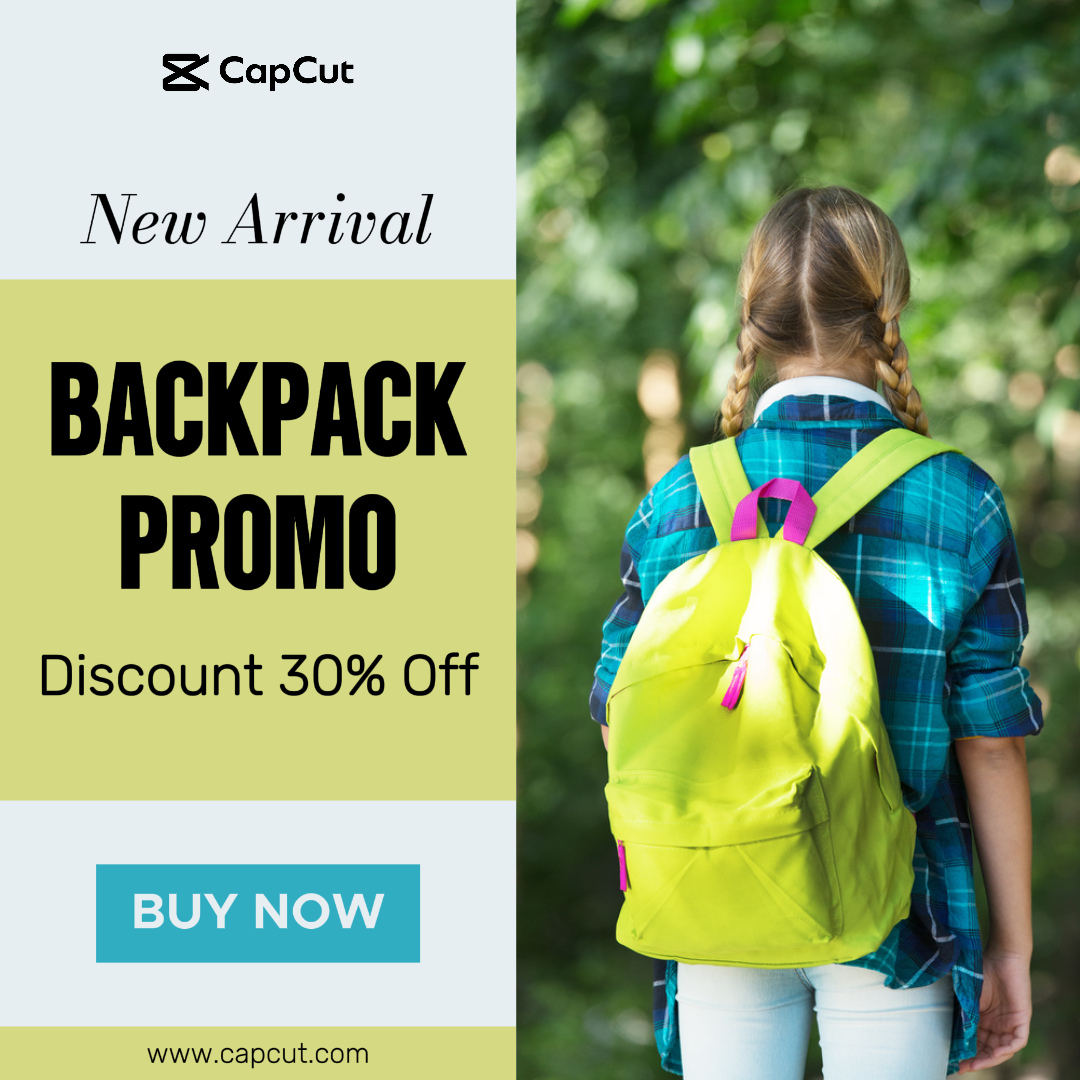 Rucksack Promo Mode Produkt Instagram Post