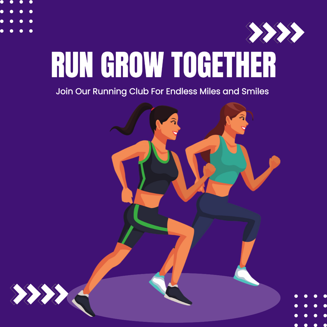 Sport und Match Leichtathletik Run Creative Poster Instagram Post Blau und Weiß Minimalistisch 