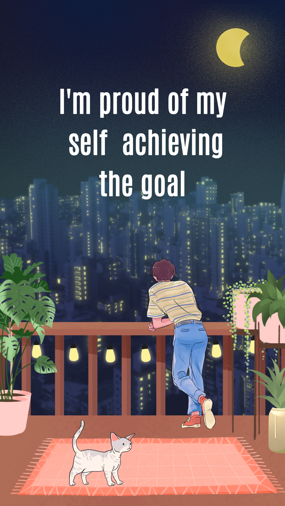 Wallpaper Creative Poster Quotes Instagram story Ilustração