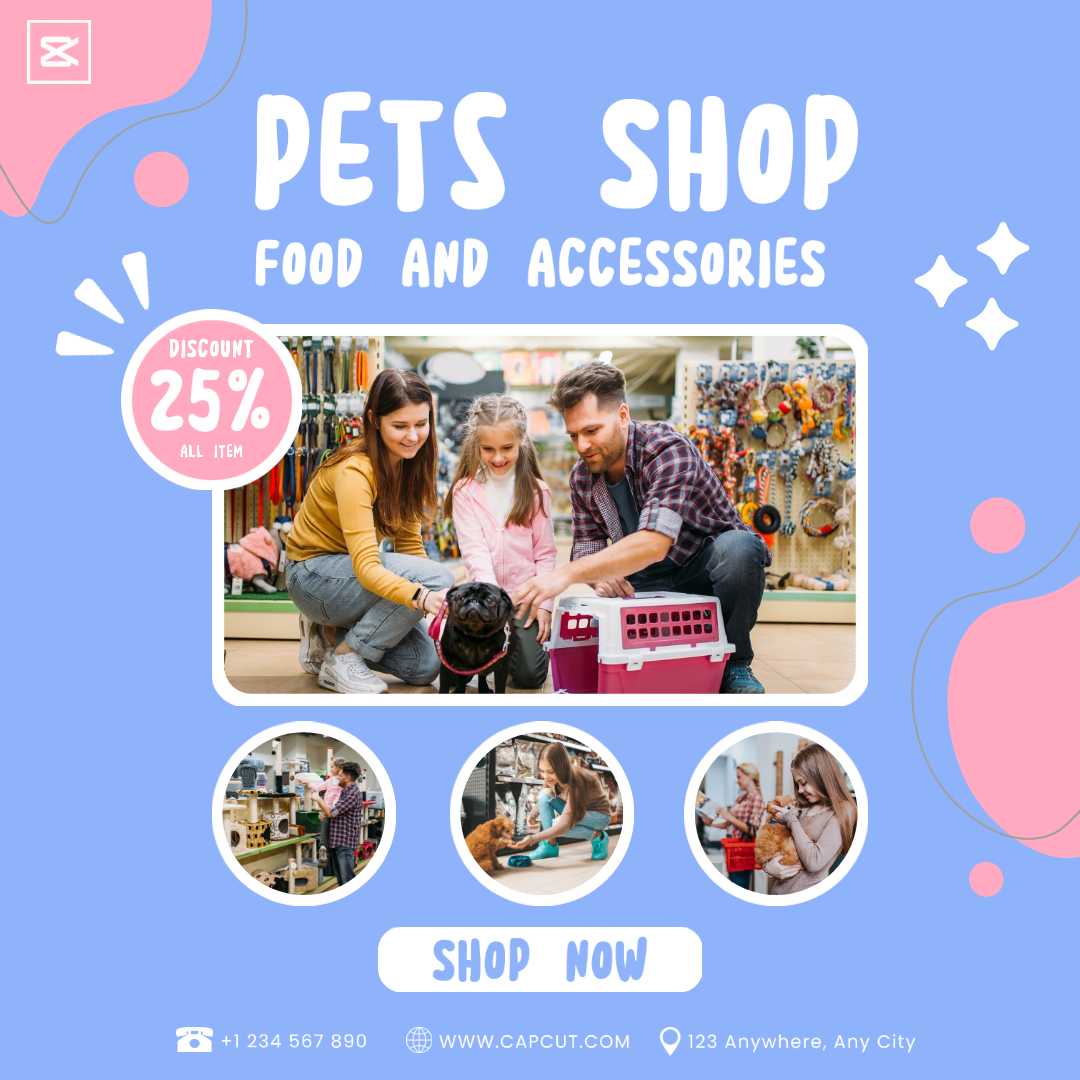 Pets Shop Promotion Instagram Post