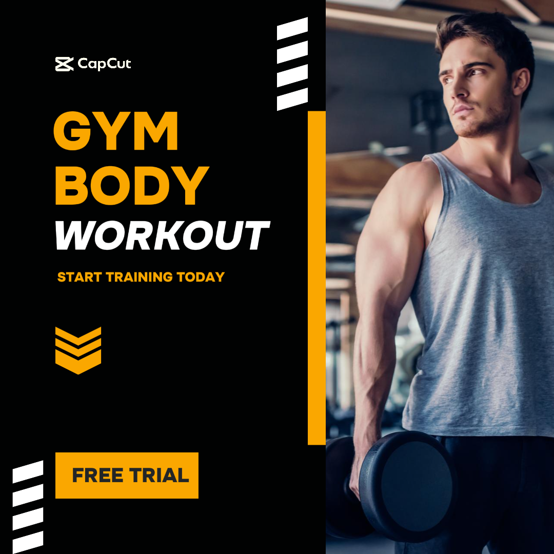 Marketing Post Work and Fitness Gym Instagram Post