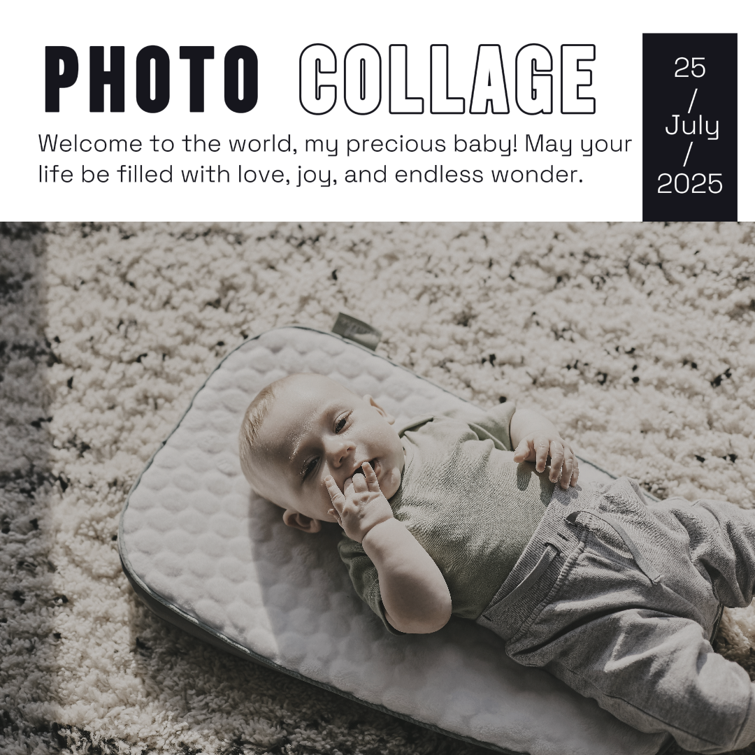 Minimalist Collage Creative Poster Instagram Personal Photo Album