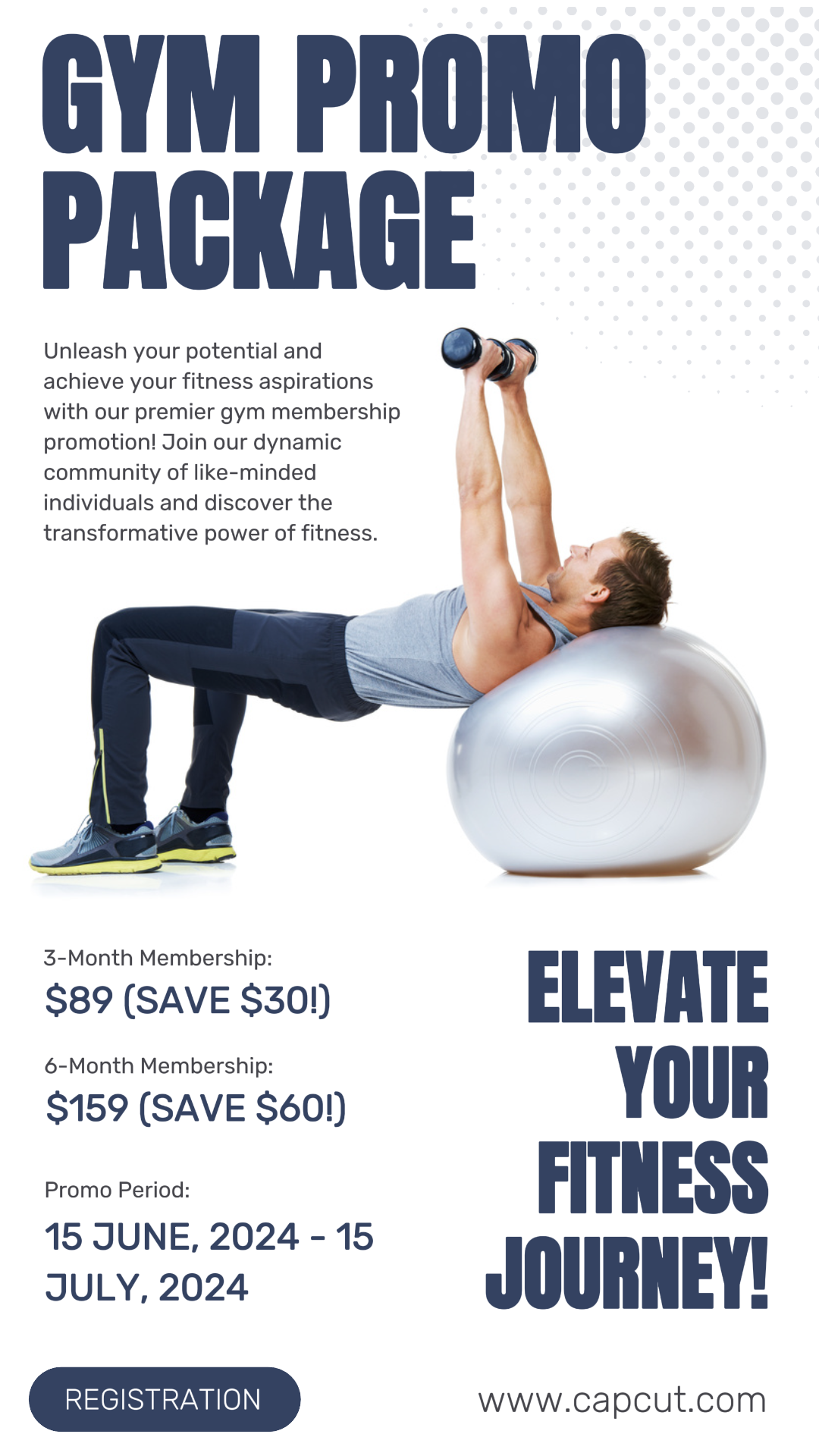 Cartel de marketing de entrenamiento y fitness Paquete de promoción de gimnasio Historia de Instagram