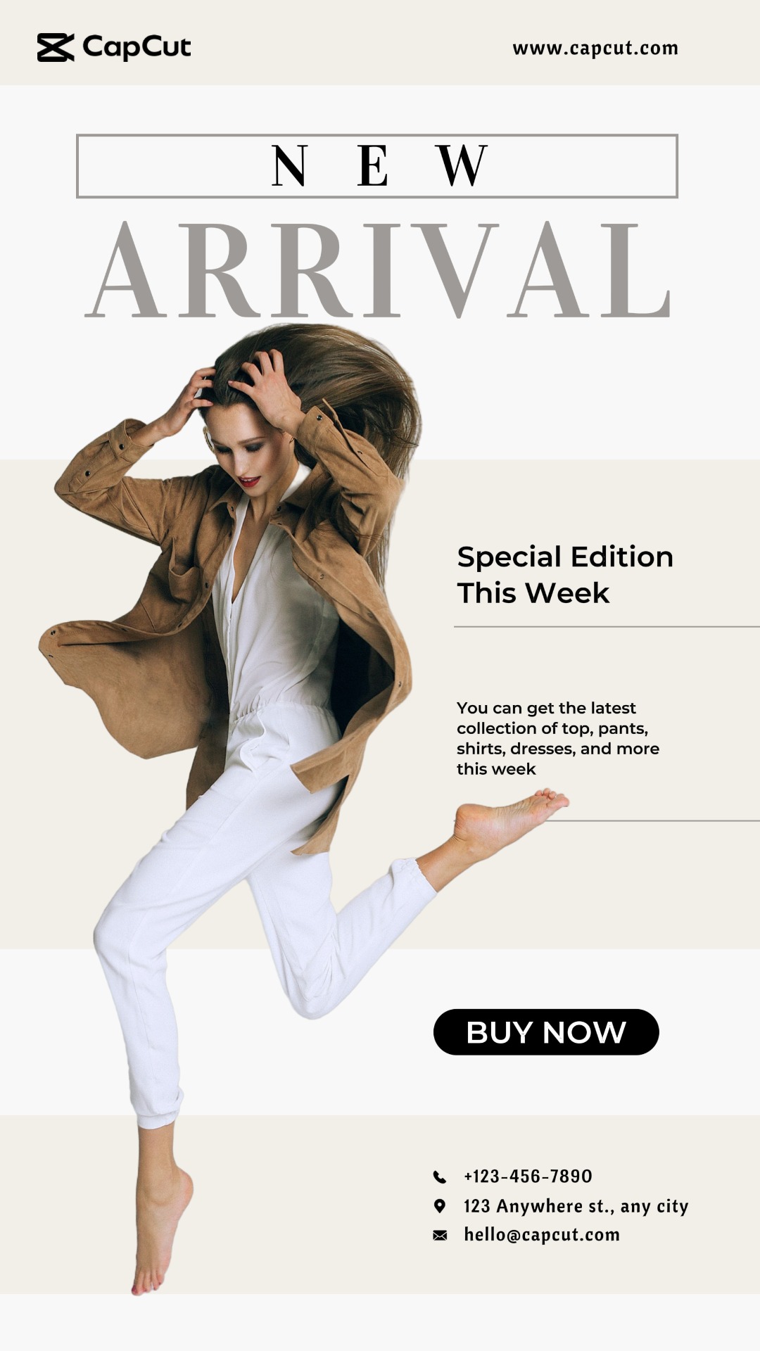 História de promoção de roupas Anúncios do Instagram