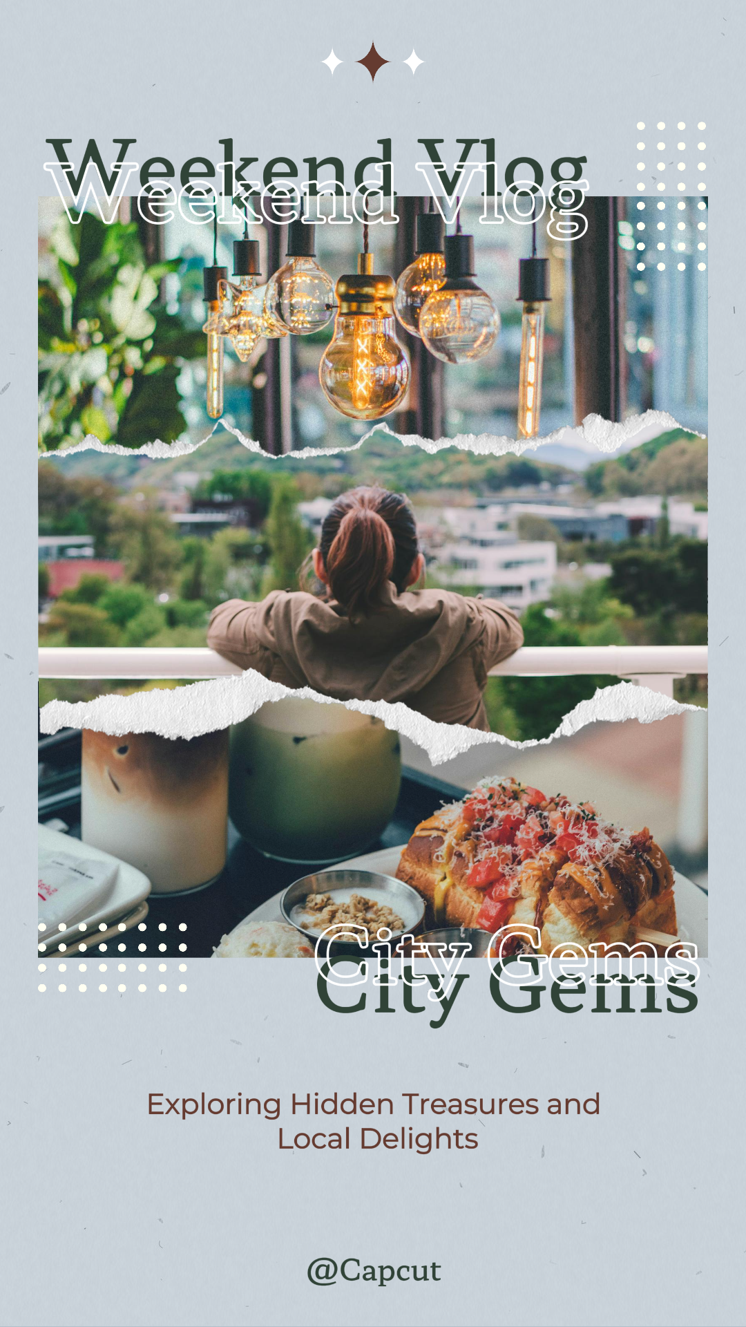 TikTok Thumbnail - Marketing Poster Weekend Vlog City Gems Video Cover