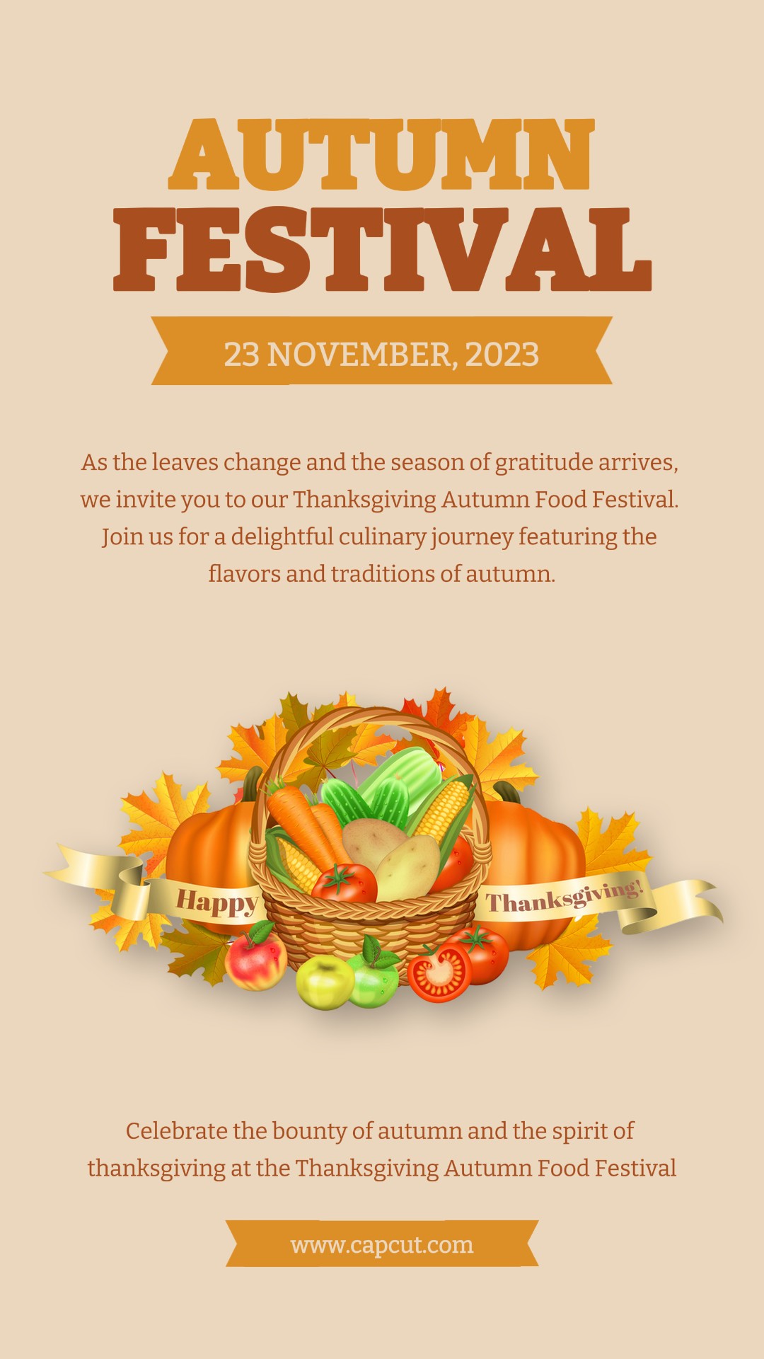 Historia de Instagram del Festival de Otoño