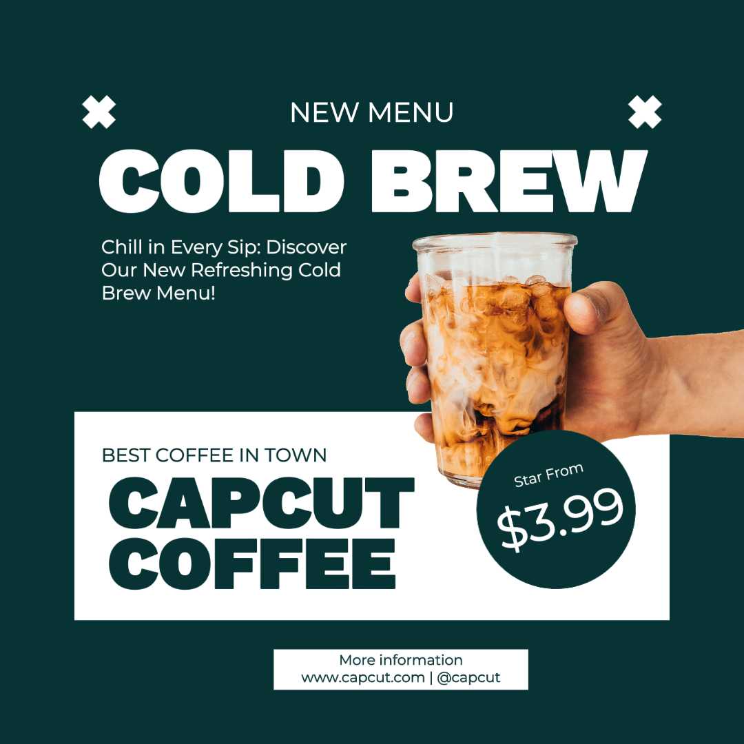 New Menu Coffee Instagram Post