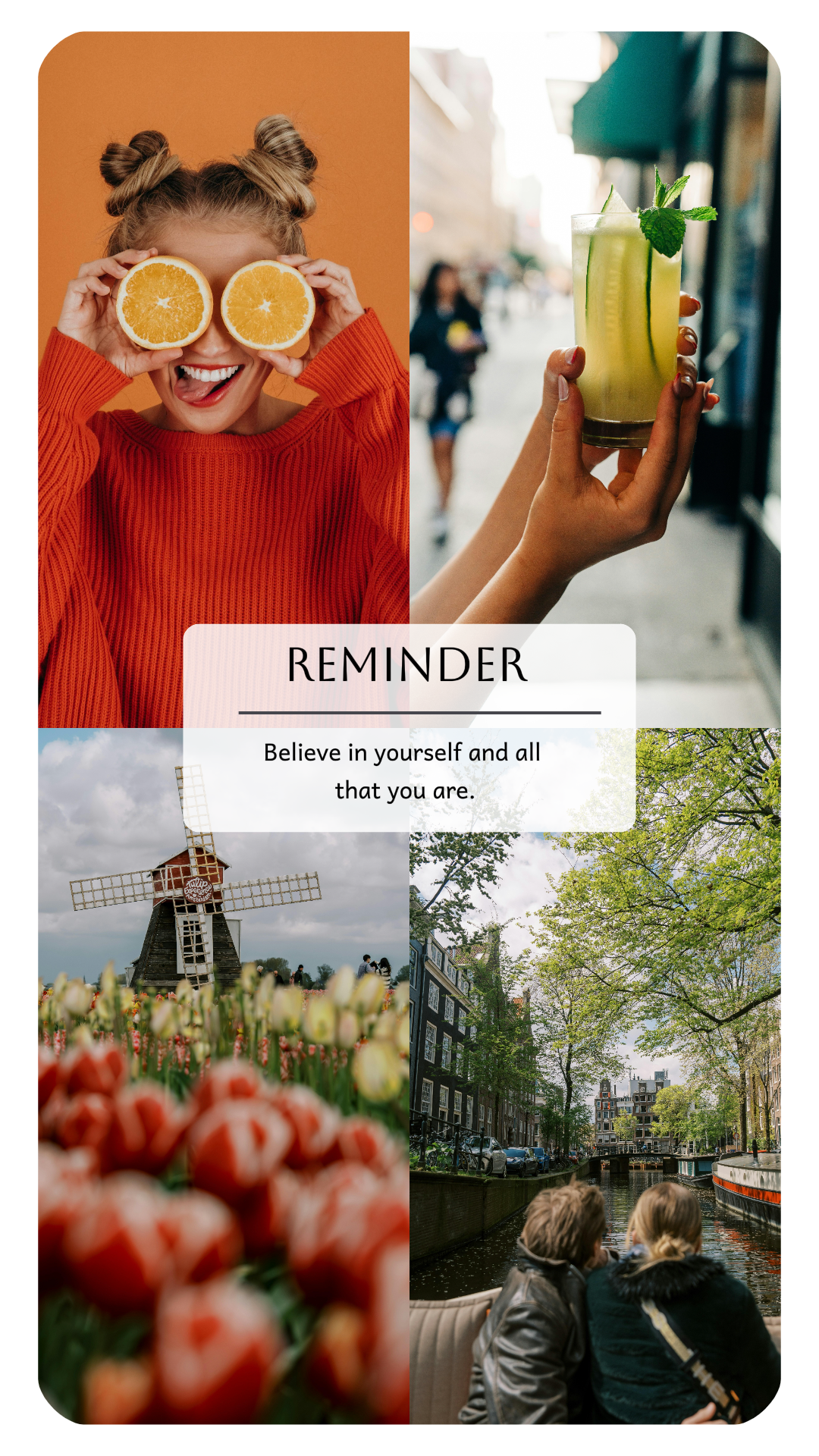 Kolase Minimalis - Poster Kreatif Instagram Story Album Foto Pribadi 