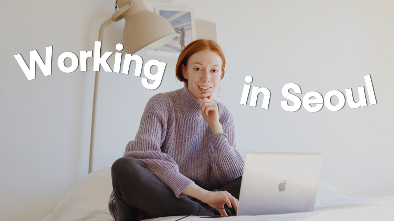  Working in Seoul Vlog Youtube Thumbnail 