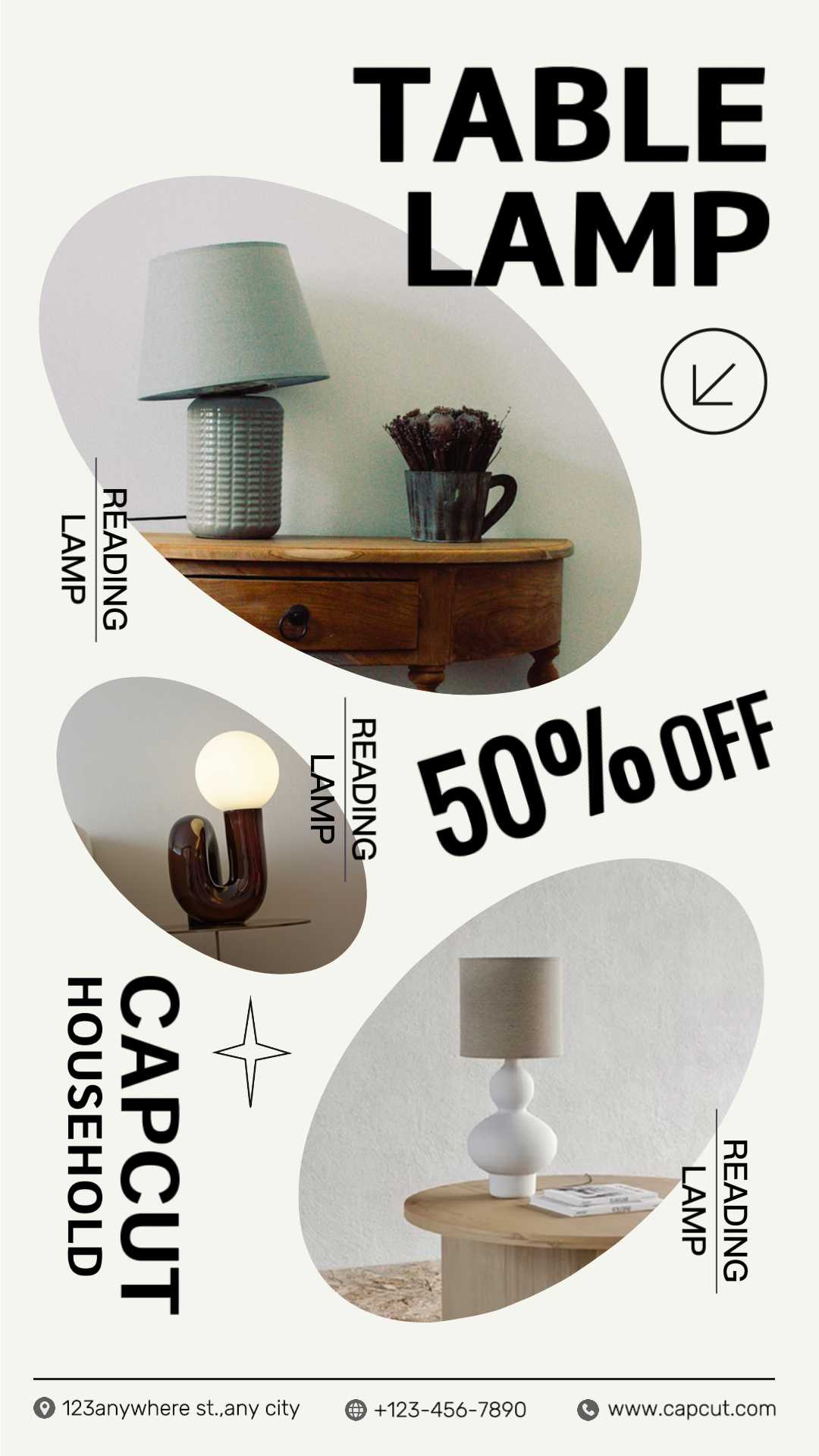 Household lamp Discount Aesthetics of Composition