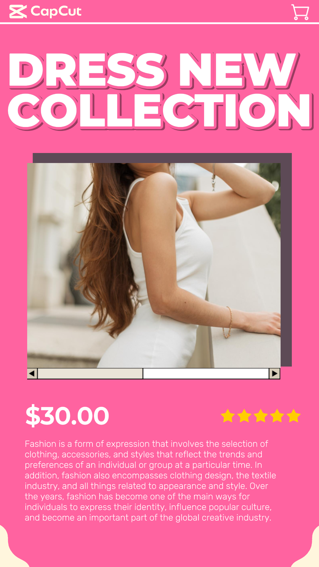 Clothing and shoes Dress New Collection Instagram Story