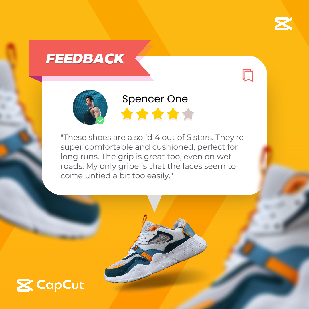 Pakaian dan Sepatu-Instagram Post-Creative Poster Shoes Umpan Balik