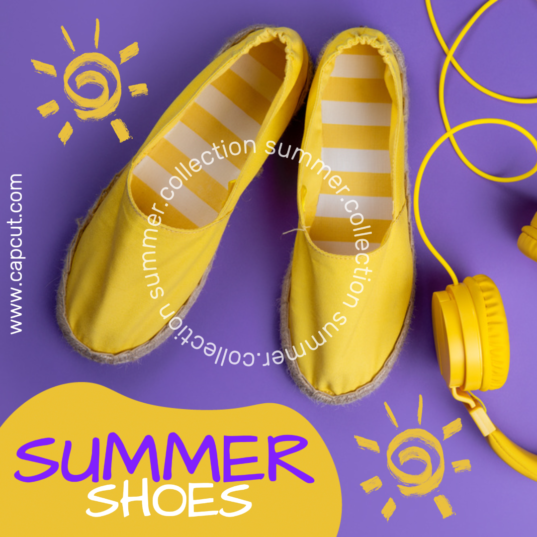 Tone On Tone Style Marketing Poster Instagram Post Yellow Purple