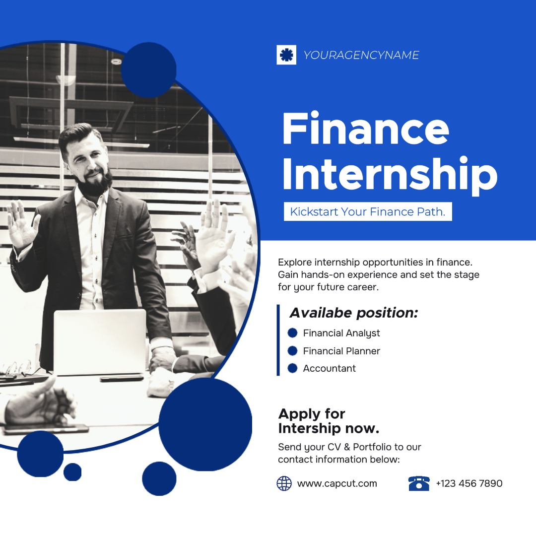 Buka Penerapan Poster Magang Umpan Instagram