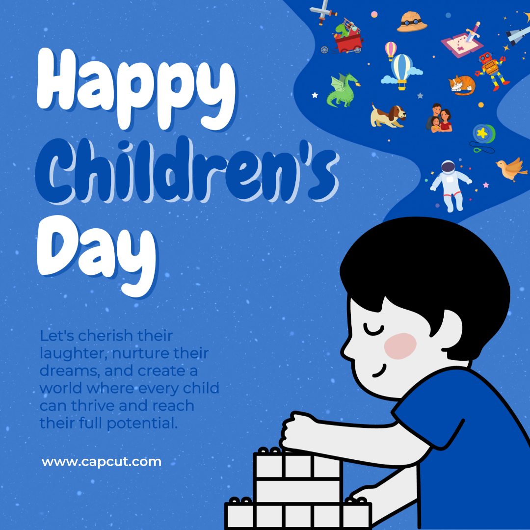 Día del niño-Industria general Póster creativo Tiktok Estilo llamativo Día del niño