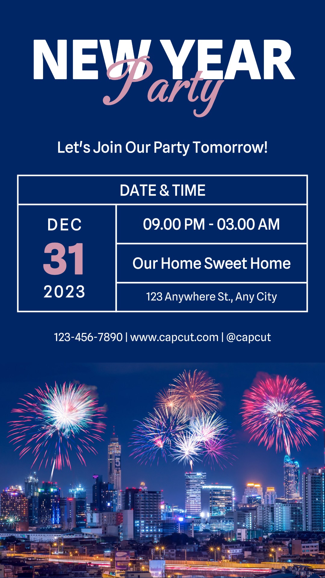 Other Industries New Years Party Instagram Story