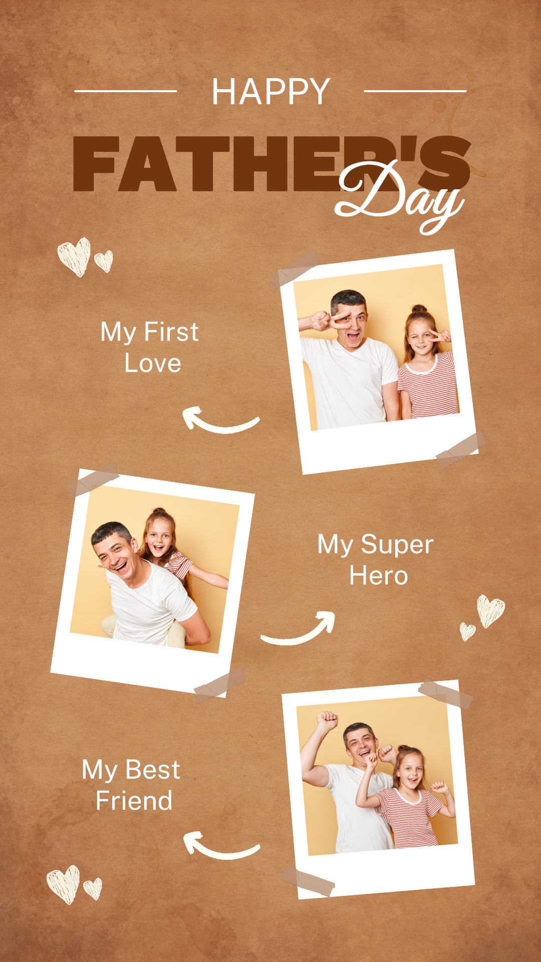 Father Days Greeting Tiktok Brown Rustic