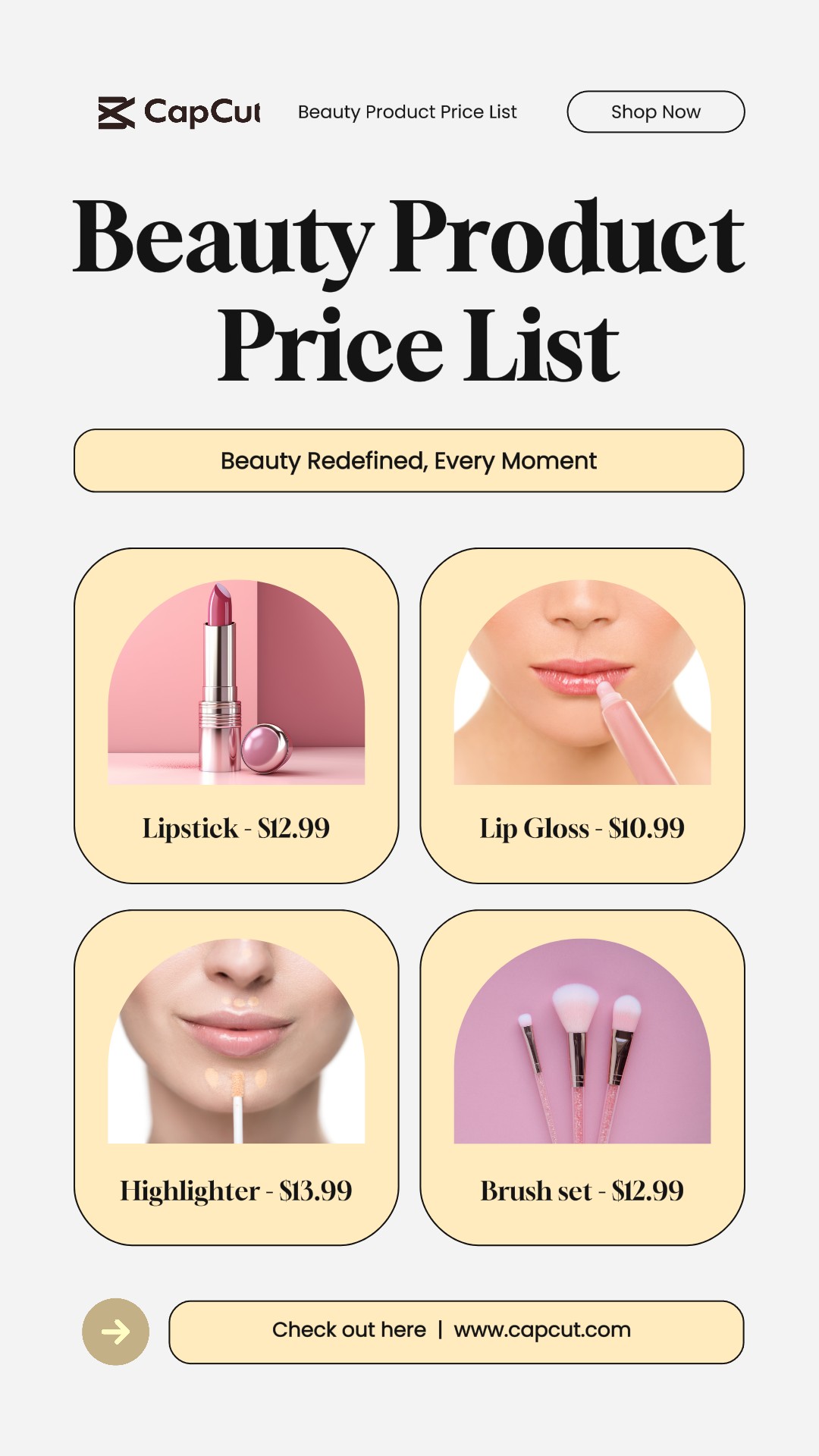 Promosi Produk Kecantikan Kisah Instagram